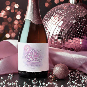 Étiquettes Pour Bouteilles De Vin Mousseux Dernière Disco Bachelorette ID928