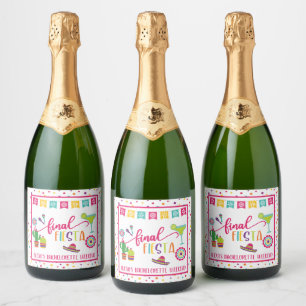 Étiquettes Pour Bouteilles De Vin Mousseux Dernière Fête de la Bachelorette (WH)
