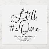 Étiquettes Pour Bouteilles De Vin Mousseux Design Toujours Le Renouveau Vow Un Mariage (Étiquettes simples)