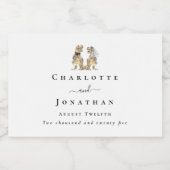 Étiquettes Pour Bouteilles De Vin Mousseux Dinosaur Thème Mariage (Étiquettes simples)