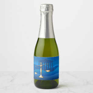 Étiquettes Pour Bouteilles De Vin Mousseux Échelles de justice