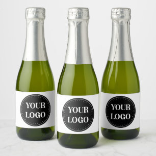 Étiquettes Pour Bouteilles De Vin Mousseux élégant, contemporain, poli et personnalisable