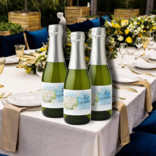 Étiquettes Pour Bouteilles De Vin Mousseux Elégant Lieu fontaine fleurie colombes Mariage Lux