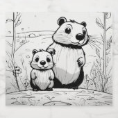 Étiquettes Pour Bouteilles De Vin Mousseux ellixirs célestes (Étiquettes simples)