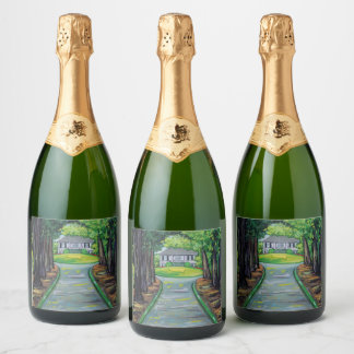 Étiquettes Pour Bouteilles De Vin Mousseux Ensemble de Étiquettes de nourriture et de boisson