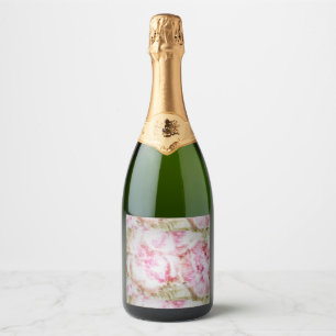 Étiquettes Pour Bouteilles De Vin Mousseux Ensemble de Étiquettes de nourriture et de boisson