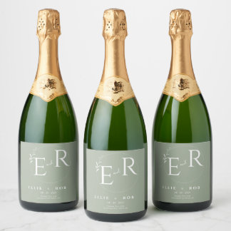 Étiquettes Pour Bouteilles De Vin Mousseux Ensemble d'étiquettes pour aliments et boissons