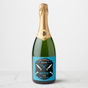 Étiquettes Pour Bouteilles De Vin Mousseux Équipe Orthopédique
