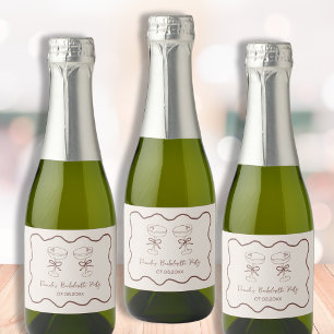 Étiquettes Pour Bouteilles De Vin Mousseux Espresso Martini Main Drake Bachelorette Party