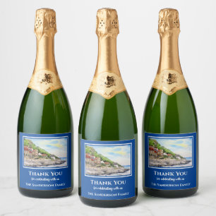 Étiquettes Pour Bouteilles De Vin Mousseux Été du réchauffement climatique à RunBrunswick Bay