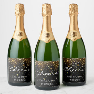 Étiquettes Pour Bouteilles De Vin Mousseux Étiquettes de bouteilles - Célébration Parties sci