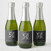 Étiquettes Pour Bouteilles De Vin Mousseux Fête de 50 ans (Bouteilles)