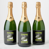 Étiquettes Pour Bouteilles De Vin Mousseux Fishing Solves Most Of My Problems (Bouteilles)