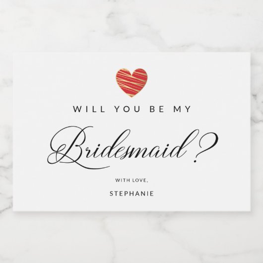 Étiquettes Pour Bouteilles De Vin Mousseux Food and Beverage Label Set (Étiquettes simples)