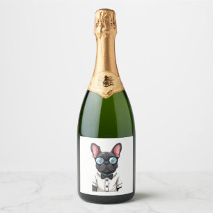 Étiquettes Pour Bouteilles De Vin Mousseux Frenchie The Gentlemen Copy (6)