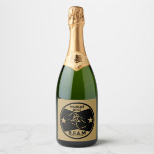 Étiquettes Pour Bouteilles De Vin Mousseux Frère d'une autre mère