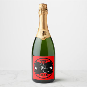 Étiquettes Pour Bouteilles De Vin Mousseux Frère d'une autre mère