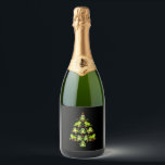 Étiquettes Pour Bouteilles De Vin Mousseux Frog Christmas Tree Cadeau Funny Christmas Frog<br><div class="desc">Frog Christmas Tree Cadeau Funny Christmas Frog</div>