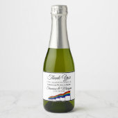 Étiquettes Pour Bouteilles De Vin Mousseux Gay pride Mariage Mini Sparkling Wine BotÉtiquette (Devant)