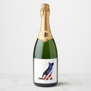 Étiquettes Pour Bouteilles De Vin Mousseux German Shepherd