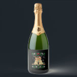 Étiquettes Pour Bouteilles De Vin Mousseux Golden retriever Ugly Christmas Dog Funny Christma<br><div class="desc">Golden retriever Ugly Christmas Dog Funny Christma</div>
