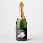 Étiquettes Pour Bouteilles De Vin Mousseux Golf Design (Devant)