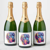 Étiquettes Pour Bouteilles De Vin Mousseux Grande conception Dane Neon (Bouteilles)