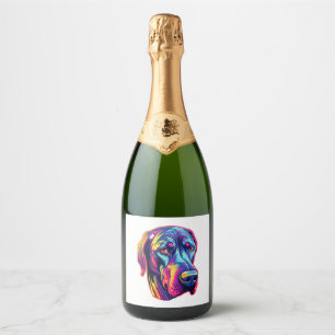 Étiquettes Pour Bouteilles De Vin Mousseux Grande conception Dane Neon