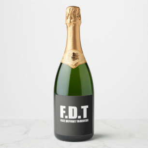 Étiquettes Pour Bouteilles De Vin Mousseux Gratuit Défiant Tarrifs Américain