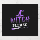 Étiquettes Pour Bouteilles De Vin Mousseux Halloween (Étiquettes simples)