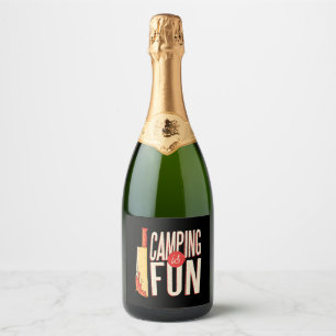Étiquettes Pour Bouteilles De Vin Mousseux Halloween Camping