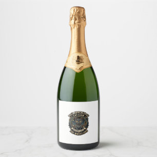 Étiquettes Pour Bouteilles De Vin Mousseux Idée cadeau Papa Chat Post Apocalypse - Post Apoca