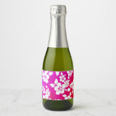 Étiquettes Pour Bouteilles De Vin Mousseux Impression hawaïenne (Devant)