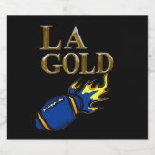 ÉTIQUETTES POUR BOUTEILLES DE VIN MOUSSEUX LA GOLD (Étiquettes simples)