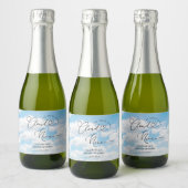 Étiquettes Pour Bouteilles De Vin Mousseux La Mariée Est Sur Cloud Neuf Fête des mariées (Bouteilles)