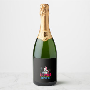 Étiquettes Pour Bouteilles De Vin Mousseux La science féminine est comme de la magie mais rée