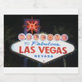 Étiquettes Pour Bouteilles De Vin Mousseux Las Vegas ! (Étiquettes simples)