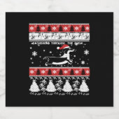 ÉTIQUETTES POUR BOUTEILLES DE VIN MOUSSEUX LE CHIEN DE CHIEN (Étiquettes simples)