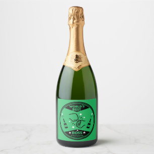 Étiquettes Pour Bouteilles De Vin Mousseux Le plus grand patron du monde