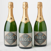 Étiquettes Pour Bouteilles De Vin Mousseux lebel blanc (Bouteilles)