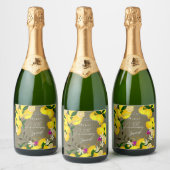 Étiquettes Pour Bouteilles De Vin Mousseux Lemon Squeeze (Bouteilles)