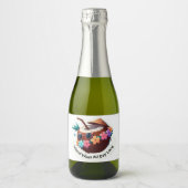 Étiquettes Pour Bouteilles De Vin Mousseux L'île Vibes Coconut (Devant)