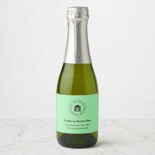 Étiquettes Pour Bouteilles De Vin Mousseux Logo d'entreprise Name Site Slogan