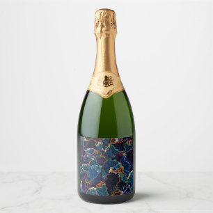 Étiquettes Pour Bouteilles De Vin Mousseux Marche à huile