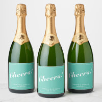 Mariage minimaliste moderne Aqua & White