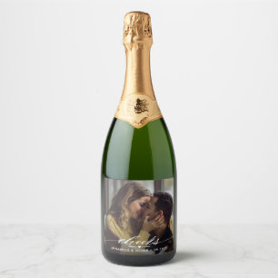 Étiquettes Pour Bouteilles De Vin Mousseux Mariage photo de Cheers