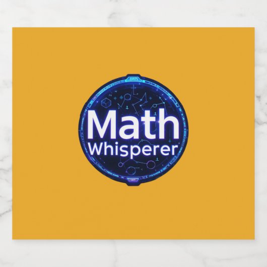 Étiquettes Pour Bouteilles De Vin Mousseux Math Enseignant Math Whisperer (Étiquettes simples)