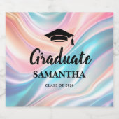 Étiquettes Pour Bouteilles De Vin Mousseux Modern Graduation (Étiquettes simples)