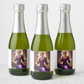 Étiquettes Pour Bouteilles De Vin Mousseux Moisson d'or (Bouteilles)