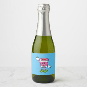 Étiquettes Pour Bouteilles De Vin Mousseux moment heureux